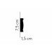 Stenová lišta MARDOM MDC239 / 7,5cm